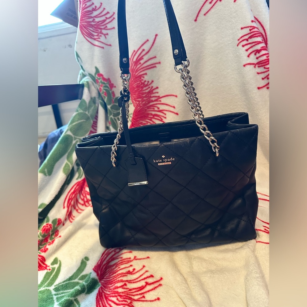 Late Spade leather satchel bag